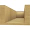 Ekena Millwork 6in. W x 4in. H x 20in. L Huntington Woodgrain TimberThane Rafter Tail, Primed Tan RFTUR06X04X20HUNRCPR - alternate 3